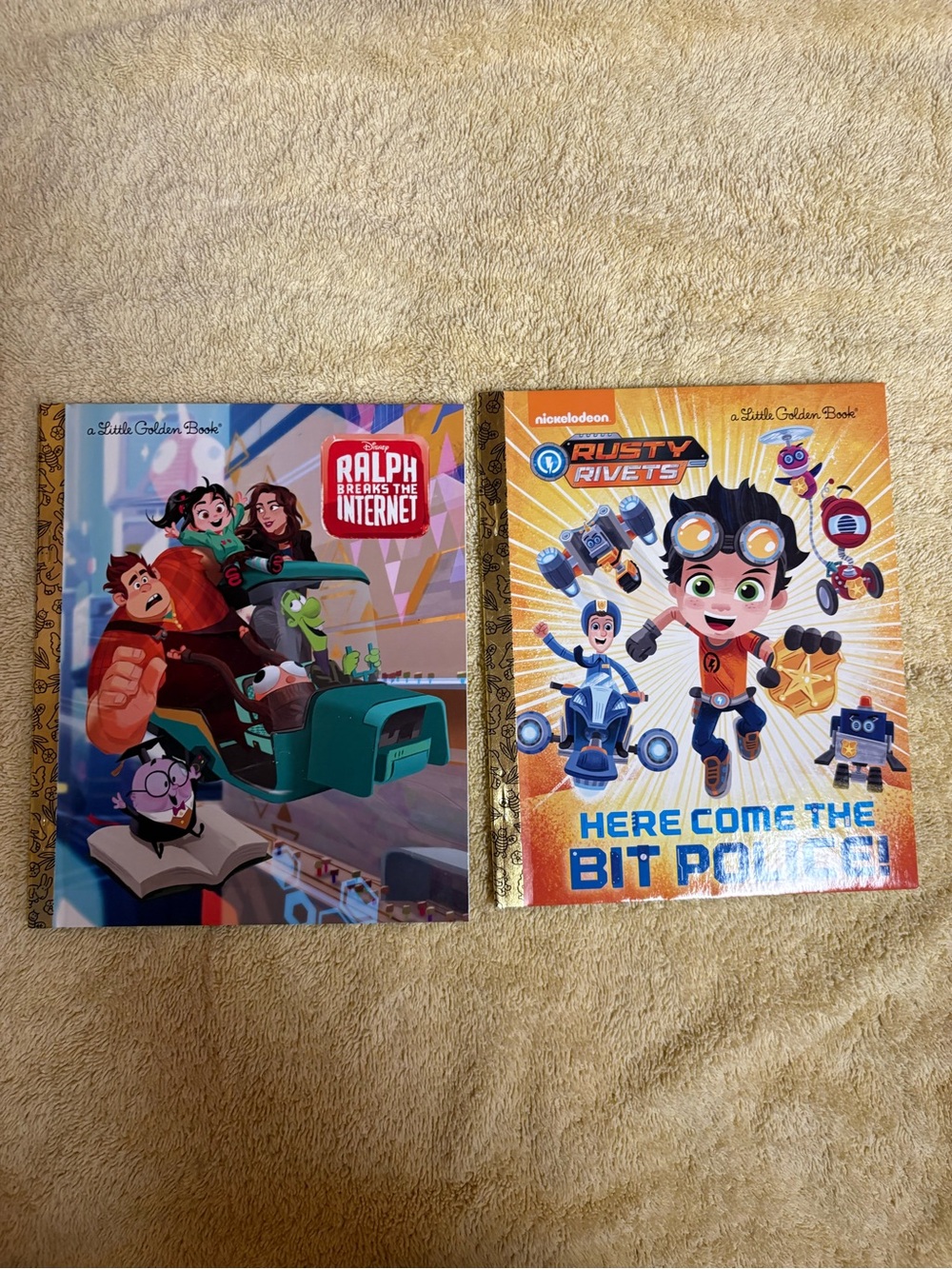 Little Golden Book Bundle Ralph Breaks the Internet Rusty Rivets 2PC